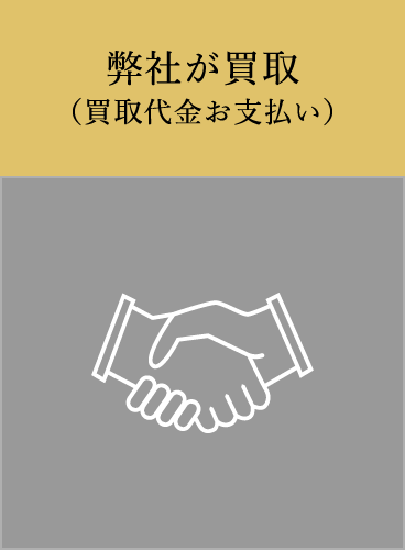弊社が買取（買取代金お支払い）
